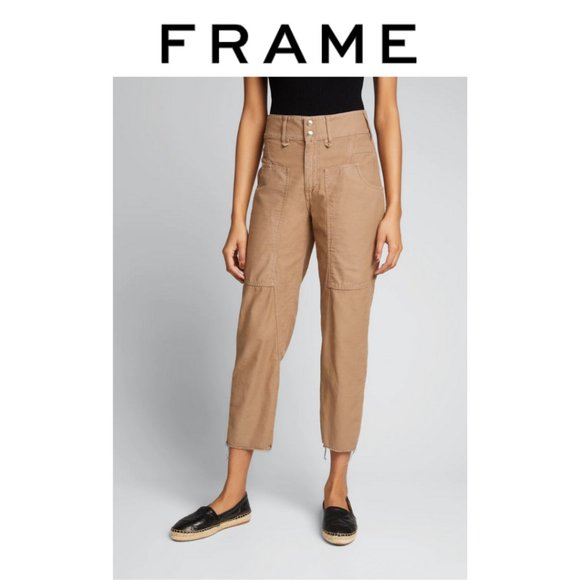 Frame Twisted Utility Pant in Washed Desert - Picture 1 of 10